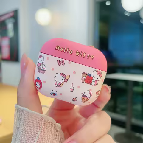 Cute Cartoon Sanrio Hello Kitty Earphone Protective Case for AirPods Pro3 AirPods 1 2 3 4 and Pro2 C