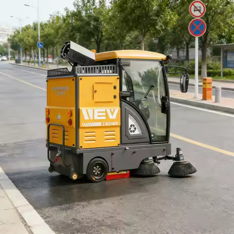 Customized Ride on Electric Road Sweeping Cleaning Vacuum Street Cleaner Floor Sweeper Truck Machine