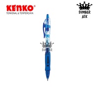 GEL PEN K-1 K1 KENKO Retractable Hitam Biru Merah Pink Hijau ungu orange Pena / Pulpen