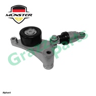 Münster Fan Belt Tensioner Bearing Pulley for Alphard Vellfire ANH10 ANH20 ANH25 Ipsum ACM21 Harrier