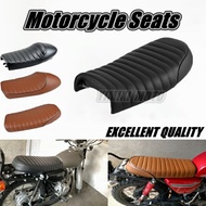 Yimix Cafe Racer Universal Motorcycle Seats Cushion Retro Cafe Racer Seat Black / Brown