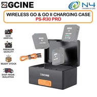 ZGCINE PS-R30 Pro Charging Case for Rode Wireless GO 2 I II Single Fast Charging Box 3400mAh Built-i