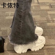 Tenka Yite Zhao Lusi Heightening Mesh Sneakers All-Match Daddy Shoes Women Casual White Shoes#天卡依特赵露