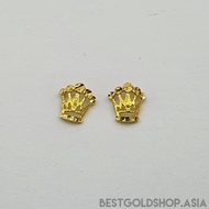 22k / 916 Gold Crown Earring