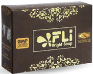 FLI Bright Soap สบู่สมุนไพรไทย ผดผื่น คัน ขนาด 120 กรัม