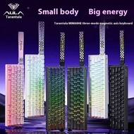 Mini60 AULA HE Magnetic Switch Tri Mode Wireless Mechanical RGB 8000Hz 0.01mmRT Gaming Keyboard Gam