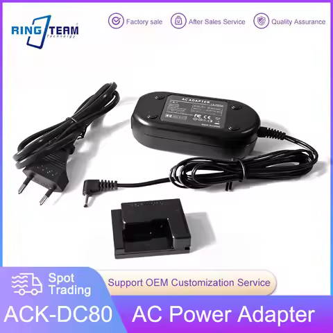 ACKDC80 ACK DC80 ACK-DC80 AC Power Adapter Kit for Canon PowerShot G1X G15 G16 SX40 SX50 and SX60 Di