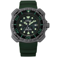 Ready Stock Citizen Promaster Camouflage Dial BN0228-06W Green Rubber Titanium Case Diving Watch