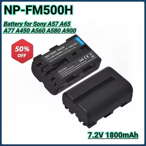 NP-FM500H NPFM500H NP FM500H Rechargeable Battery for Sony Alpha SLT A57 A65 A77 A99 A350 A550 A580 