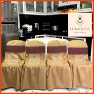 ✻ ❐ ✢ PLAIN Monoblock Chair Cover for URATEX & COFTA RUBY