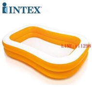 INTEX 57181游泳池長方形水池 家庭充氣游戲池