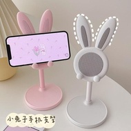 [Ready Stock Fast Shipping] Bunny Phone Holder ins Liftable Adjustable Student Desktop Lazy Home Sel