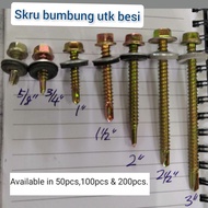 Skru Besi Skru Atap Bumbung Skru Zink kilang C channel