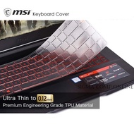 Msi TPU Keyboard Protector GF63 Thin GF65 GS65 P65 PS63 - Laptop Keyboard Protective Cover