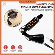 TaffSTUDIO Acoustic Guitar Pickup With Tone Volume Control - P-011
