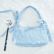 2 0 5 Street Wear g e n t l w o m a Shoulder Bag Embroidered Dumpling Bow