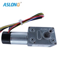 JGY-370GB 6V 12V Dc Motor Turbo Worm with Encoder Speed Reduction Geared Motors High Torque Low Noise Variable Speed Bldc Motors