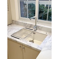 Kitchen Quartz Stone Sink Granite Vegetable Sink Sink Large Single Sink Under Counter Basin