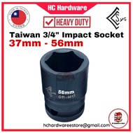 [ SYG ] 3/4" Sq.Dr 6PT, SA-37 mm ~ 56 mm Standard and Long Deep Impact Socket , Impact wrench, Air T