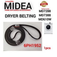 6PH1952 Midea Dryer Belt / Dryer Belting For Midea MD7288 / MD7388 /MD610W