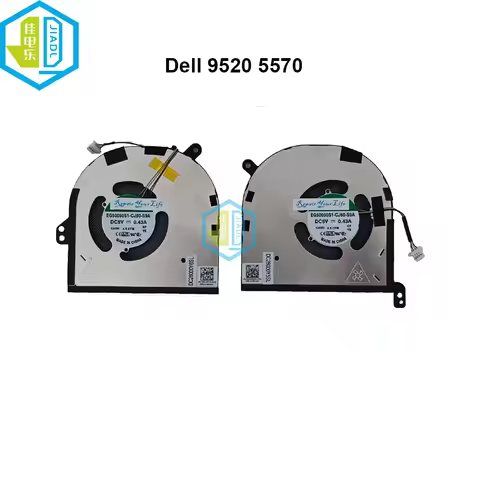 CPU GPU Fan For DELL XPS 15 9520 Precision 5570 DC28000Y5SL EG50050S1-CJ60 CJ80 Computer Cooling Fan