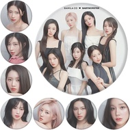 BABYMONSTER周边吧唧徽章RORA谷子ASA高颜值胸针马口铁挂件痛包礼260411 BABYMONSTER merchandise badge RORA, ASA high-value bro