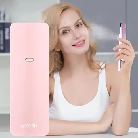 KSKIN Steamer for Facial Nano Ionic Face Steamer for Facial Pores Sauna Skin Moisturizing Cleansing