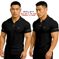Afgan Sport Men's Collared T-SHIRT Gym Running Golf SHIRT Men's Dryfit T-SHIRT SPORT BUTTONS 33