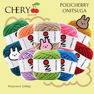 ONITSUGA POLYCHERRY KNITTING YARN POLYESTER KNITTING YARN/ (100g)