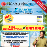 FOURHM DAIKIN 2.5 HP D-Smart King Series (Premium Efficiency Model) FTKZ60WVM