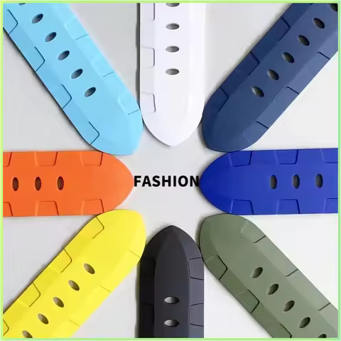 Replacement Fluororubber Strap for Panerai Luminor Submersible PAM441 | Lightning Edition Waterproof