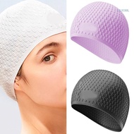 【CH】 Adult Swimming Caps Swimming Hat Silicone Swim Caps Ear Protections Swim Hat