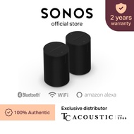Sonos Era 100 Bundle - Wireless Smart Speakers w Bluetooth & Voice Control