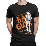 Men's 100% Cotton Round-Neck Short-Sleeve T-Shirt with 【The Bad Guys  2】Cartoon Print