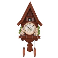 Retro Cuckoo Wall Clock with Hourly Chime