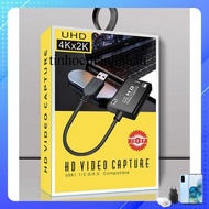 Video Capture video recorder converts Hdmi to Usb 3.0 Hdmi supports 2kx4k - Video capture recorder u