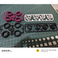 Small Carbon Wheels Project D Work For mini4wd Cars