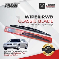 WIPER bmw E65 E68 SERIES 7 2001 Classic Blade RWB 2 PCS