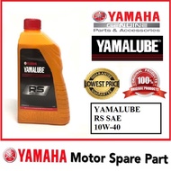 YAMAHA YAMALUBE RS SAE 10W-40 MINYAK HITAM LUBRICANT API SERVICE SL 100% ORIGINA
