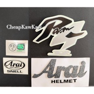 Sticker Helmet Arai / INFINITY 54mm -