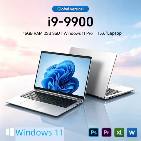 2026 LENOU 15.6 Inch 4K HD Laptop Intel Core i9-9900 W11 16GB RAM 1TB SSD Ultra Thin Portable Gaming