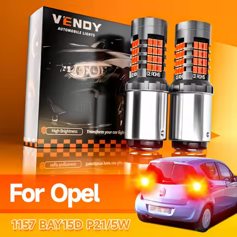 2pcs LED Brake Light Blub Lamp P21/5W BAY15D For Opel Agila A B Antara Arena G Campo Corsa C D F Fro