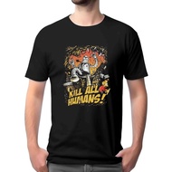 1- FUTURAMA --- PREMIUM COTTON BLACK SHIRT
