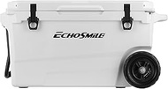 EchoSmile 25/30/35/40/75 Quart Rotomolded Cooler, 5 Days Protale Ice Cooler, Ice Chest Suit for BBQ,