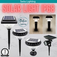 Solar Garden Light Outdoor Stand Lighting Weatherproof Spotlight Lampu Solar Pagar Tiang Tanah Luar Rumah Berdiri 太阳能