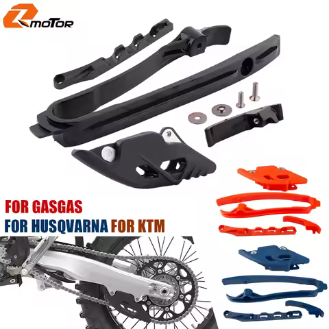 Motorcycle Chain Guide Slider Kit Brake Line Guide For KTM Husqvarna SX SXF XC XC-F TC FC TX FX 23-2