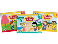 Flashcard - Thẻ học tiếng anh My Little island 123. khổ A5 in 2 mặt ép plastic