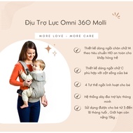 Ommi 360 4-position support baby carrier - GENUINE MOLLI (M-SHAPED JOINT)