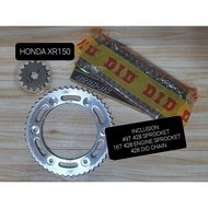 RicaRich - 16T 49T 428 SPROCKET SET WITH 428 DID CHAIN | HONDA XR150 | XR 150