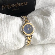 【日本直送 名牌中古包】Yves Saint Laurent YSL 腕錶 金色×銀色 YSL 5430-F43089 vvmgf8